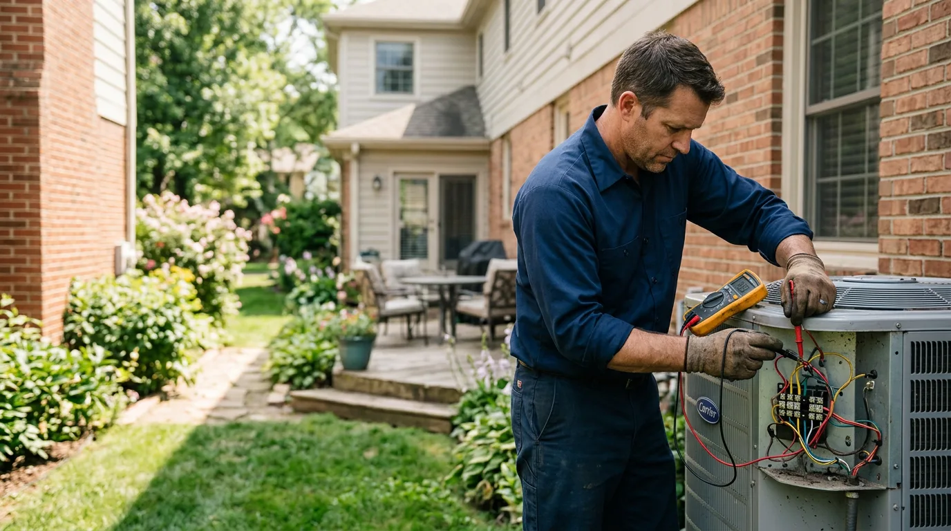 HVAC technician working near Silverado, CA